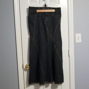 LAUNDRY jean skirt